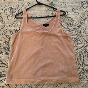 JCREW velvet top